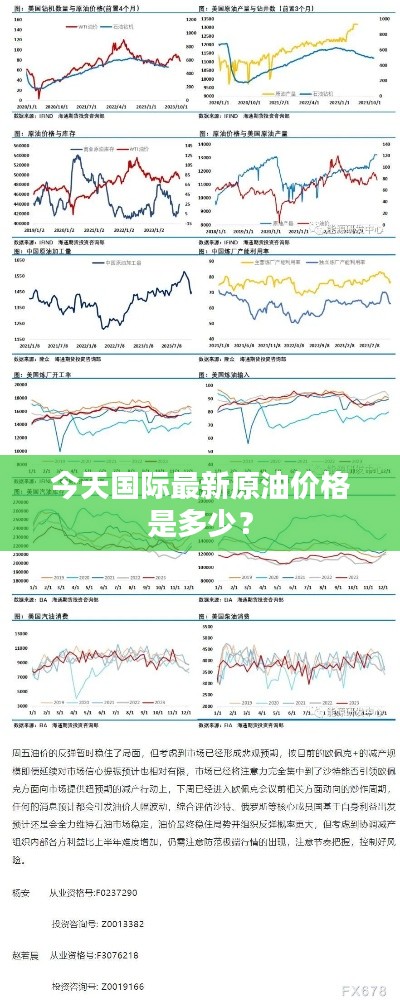 今天国际最新原油价格是多少?