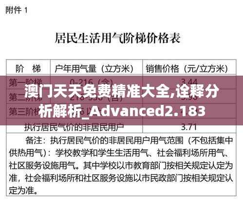 澳门天天免费精准大全,诠释分析解析_Advanced2.183