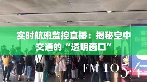 实时航班监控直播:揭秘空中交通的“透明窗口”
