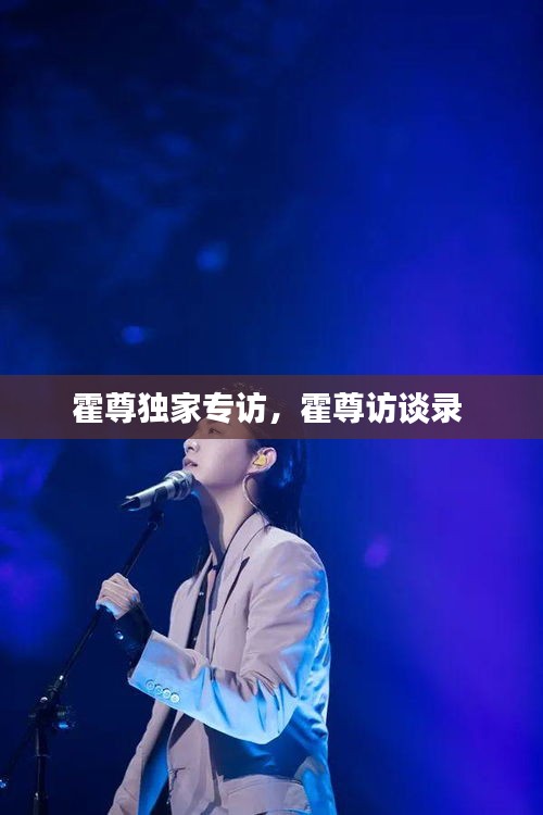 霍尊独家专访,霍尊访谈录