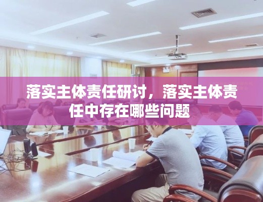 落实主体责任研讨,落实主体责任中存在哪些问题
