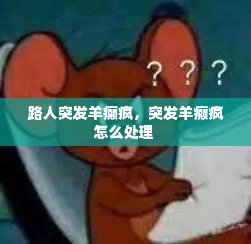 路人突发羊癫疯,突发羊癫疯怎么处理